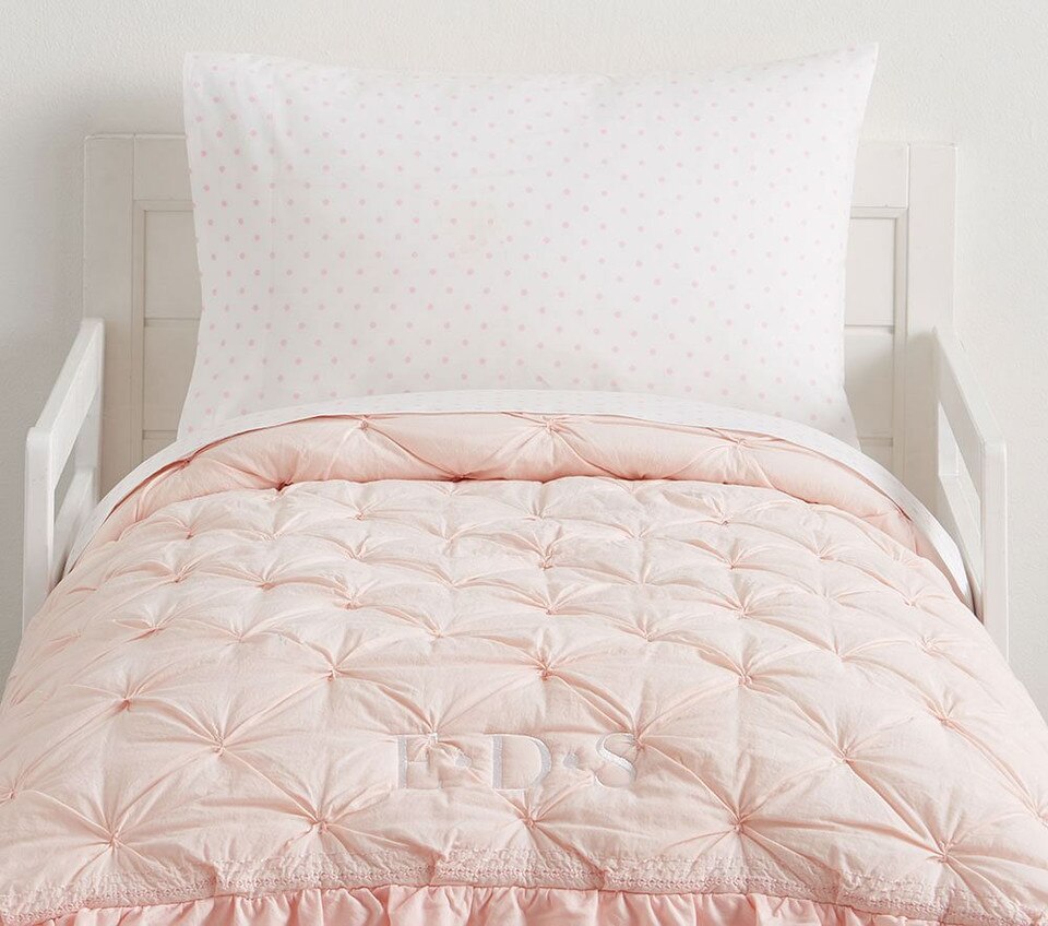 Sadie Ruffle Toddler Comforter Pottery Barn Kids UK